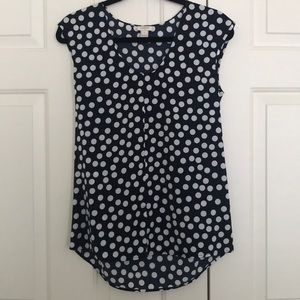 J. CREW Polka Dot Blouse